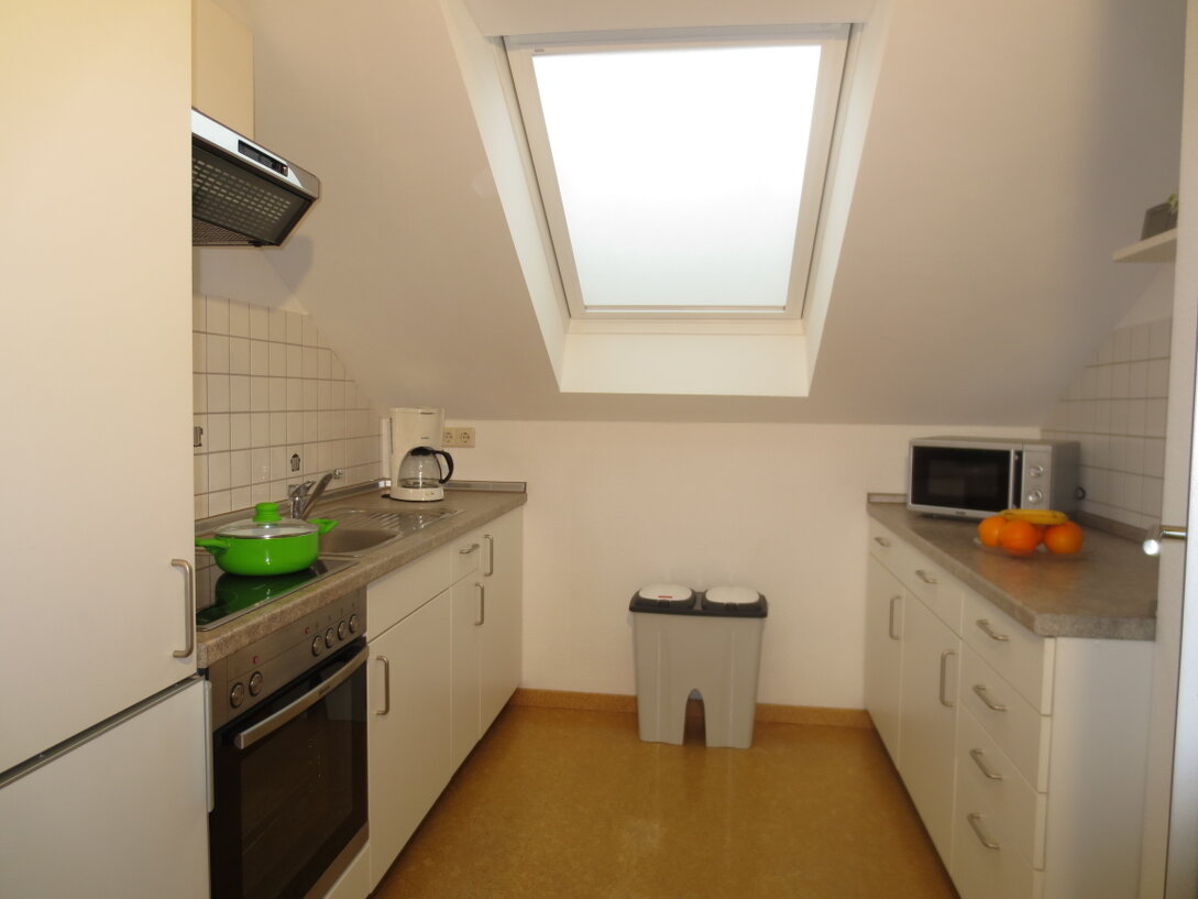 Moderne Küche in einer Ferienwohnung